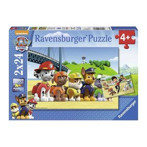 Ravensburger Paw Patrol Heldenhafte Hunde Puzzle, 2 x 24 Teile