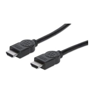 MANHATTAN HDMI-Kabel High Speed A -> A St/St 1.00m geschirm