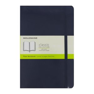 MOLESKINE Notizbuch Classic Collection ca. DIN A5 blanko, saphir Softcover 192 Seiten, 1 St.