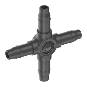 GARDENA Tropfschlauchverbinder Kreuzstück 4,6 mm Micro-Drip-System, 10 St.
