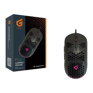 CONCEPTRONIC Gaming Maus USB/6400DPI/IC/6Buttons 1.60m sw