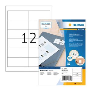 HERMA Etiketten weiß 97,0 x 42,3 mm, 80 Blatt