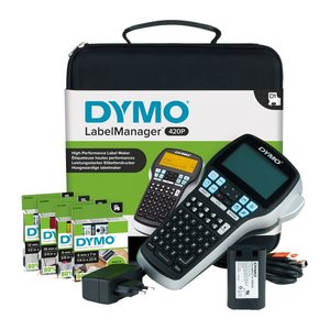DYMO LabelManager 420P Set Beschriftungsgerät schwarz