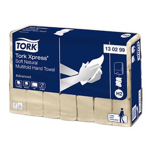 TORK Papierhandtücher 130299 H2 Advanced Interfold-Falzung 2-lagig natur, 3.780 Tücher