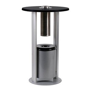 Showdown® Displays Smoking Table Standaschenbecher silber, 1 St.