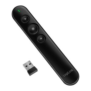 Logilink Presenter Wireless, 2.4 GHz, Laser Pointer,bis 15m