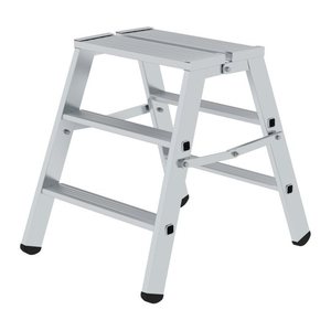 MUNK Klapptritt 50095 silber 2x 3 Stufen, H: 69,0 cm