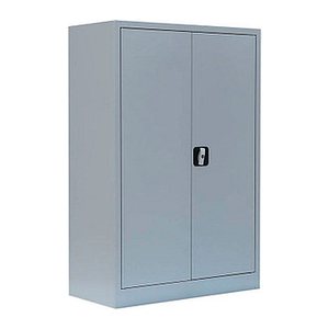 LÜLLMANN Stahlschrank 530320 lichtgrau 2 Fachböden 92,5 x 42,2 x 120,0 cm, aufgebaut, 1 St.