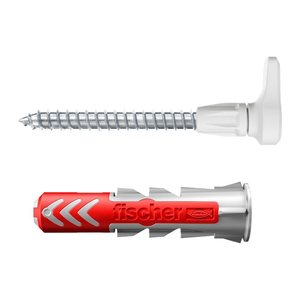 fischer EasyHook Angle - DuoPower 6x30 2K 564168 Dübel mit Schrauben, 25 St.