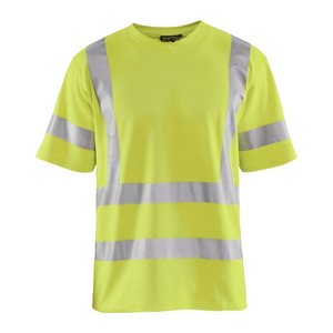 BLAKLÄDER® unisex Warnschutz Shirt 3380 gelb Größe S, 1 St.