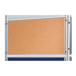 FRANKEN Trennwand ECO, doppelseitig EL-UTK60, braun 120,0 x 60,0 cm, 1 St.