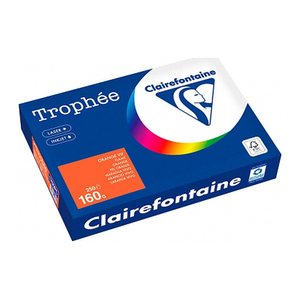Clairefontaine Kopierpapier Trophée orange DIN A4 160 g/qm 250 Blatt