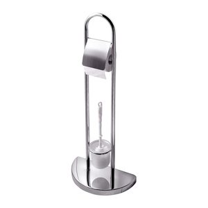 Maximex WC-Garnitur Raumwunder silber Metall, 1 St.
