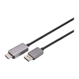 DIGITUS DisplayPort Adapterkabel DP->HDMIA St/St 8K 1,8m sch