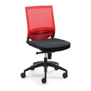 Mayer Bürostuhl myOPTIMAX, 2475 03 Stoff rot, Gestell schwarz