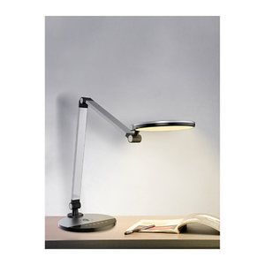 meet powered by PAPERFLOW CHUCK LED Tischlampe silber 7 W