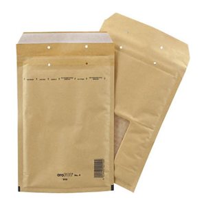 aroFOL® WIN Luftpolstertaschen 4/D braun für DIN A5, 100 St.