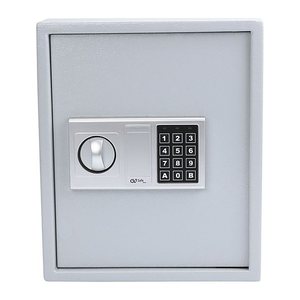 OLYMPIA GOsafe 50A Schlüsseltresor silber mit 27 Haken, Sicherheitsschloss, Zahlencode, 30,0 x 12,0 x 36,0 cm, 1 St.