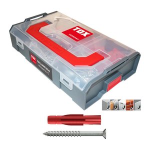 TOX L-BOXX TRI Micro Allround 094901201 Dübel- und Schrauben-Sortiment, 280-teilig