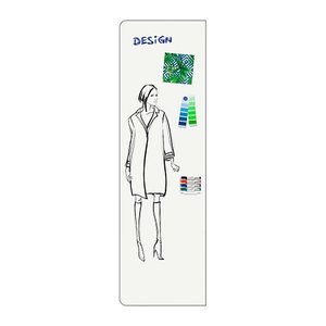 Legamaster Whiteboard WALL-UP 59,5 x 200,0 cm weiß emaillierter Stahl