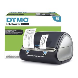 DYMO LabelWriter 450 Twin Turbo Etikettendrucker schwarz, silber
