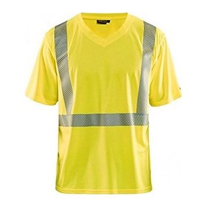 BLAKLÄDER® unisex Warnschutz Shirt 3386 hellrot Größe 3XL, 1 St.