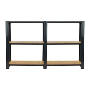 Simonrack Schwerlast-Weitspannregal OFFICLICK 3 8425437127663 anthrazit, braun 160,0 x 30,0 x 100,0 cm
