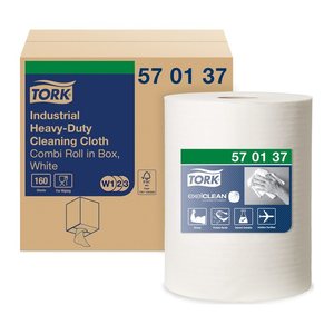 TORK Putztuchrolle Premium Combi Roll W1/2/3 Industrie 1-lagig weiß, 160 Blätter, 1 Rolle