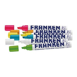 FRANKEN ZKM97 Kreidemarker farbsortiert 2,0 - 6,0 mm, 6 St.