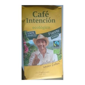 Café Intención ecológico Fuerte Bio-Kaffee, gemahlen, Arabicabohnen kräftig, 500 g