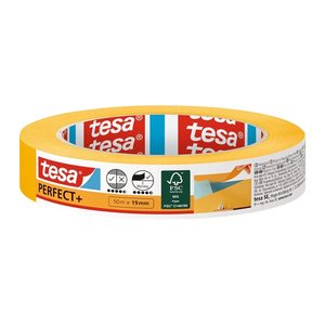 tesa PERFECT+ Kreppband orange 19,0 mm x 50,0 m 1 Rolle