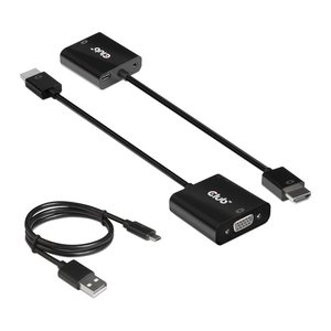 Club3D Adapter HDMI 1.4 > VGA (mit Audio) St/Bu retail