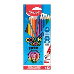 maped COLOR'PEPS STRONG Buntstifte farbsortiert, 12 St.
