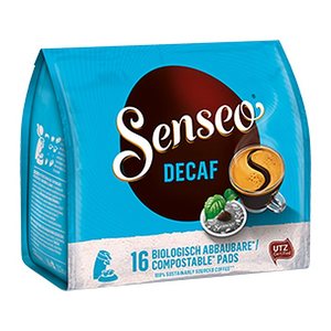 Senseo DECAF Kaffeepads, Arabica- und Robustabohnen 16 St.