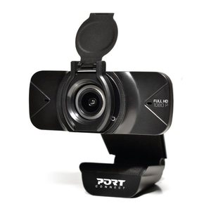 Port Webcam Full HD 1080p mit Mikrofon USB-A/USB-C Kamera