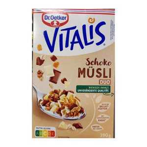 Dr. Oetker VITALIS Schoko DUO Müsli 390,0 g, 1 St.