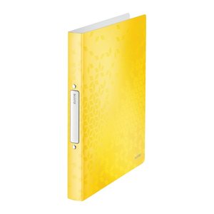 LEITZ WOW Ringbuch 2-Ringe gelb 3,2 cm DIN A4, 1 St.