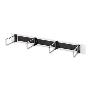 DIGITUS Kabelrangierpanel Stahlbügeln+Bürstenleiste 19" 1HE