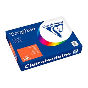 Clairefontaine Kopierpapier Trophée orange DIN A4 120 g/qm 250 Blatt