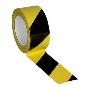EICHNER Bodenmarkierungsband gelb, schwarz 5,0 cm x 33,0 m