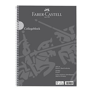 FABER-CASTELL Collegeblock kariert DIN A4 Außenrand, 1 St.
