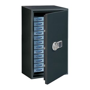 ROTTNER Möbeltresor PowerSafe 800 IT EL Sicherheitsstufe S2 nach EN14450 anthrazit 44,5 x 40,0 x 80,0 cm