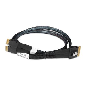 IcyDock Kabel SlimSAS 8i to 2 x SlimSAS 4i 0,5M Kabel