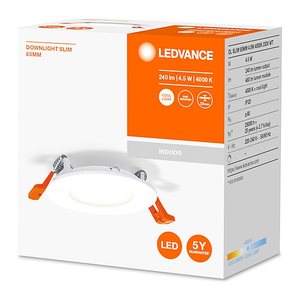 LEDVANCE RECESS SLIM DOWNLIGHT LED Einbaustrahler weiß 4,5 W