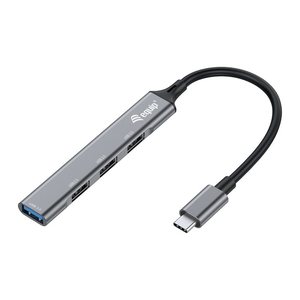 Equip 4-Port USB-C3.2-Hub->3xUSB-A 2.0/1xUSB-A3.0 5Gbps