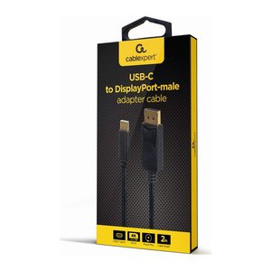 gembird USB-C auf Display-Port Adapter, schwarz (4k 60Hz)
