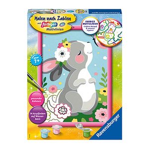 Ravensburger Malen-nach-Zahlen Frühlingsgrüße mehrfarbig