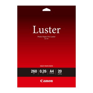 Canon Fotopapier LU-101 A4 DIN A4 hochglänzend 260 g/qm 20 Blatt