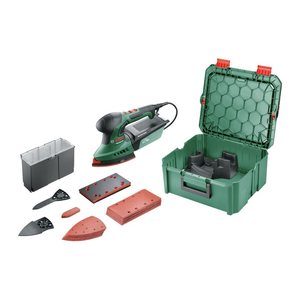 BOSCH Home & Garden PSM 200 AES + SystemBox Multischleifer 200 W