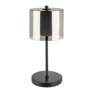 APS ANTON LED Akku-Tischleuchte schwarz, mirrored look 2,0 W